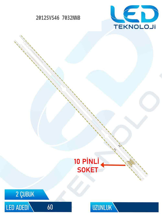 2012SVS46 7032NNB 2 Parca 46 inc Tv Led Bar