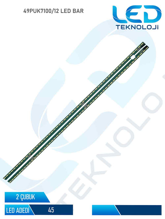 Philips 49PUK7100/12 Led Bar 2 Parca 49 inc