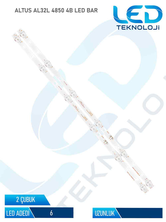 Altus AL32L 4850 4B Tv Led Bar 2 Parca 32 inc