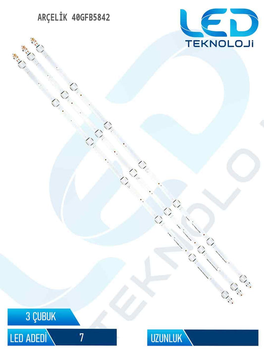 Arçelik 40GFB5842 40'' 3 Parça Tv Led Bar