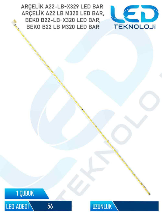 Vestel 39PF5065 Tv Led Bar 1 Parca 39 inc