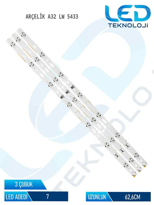 Arcelik A32 LW 5433 3 Parça 32 inc Tv Led Bar