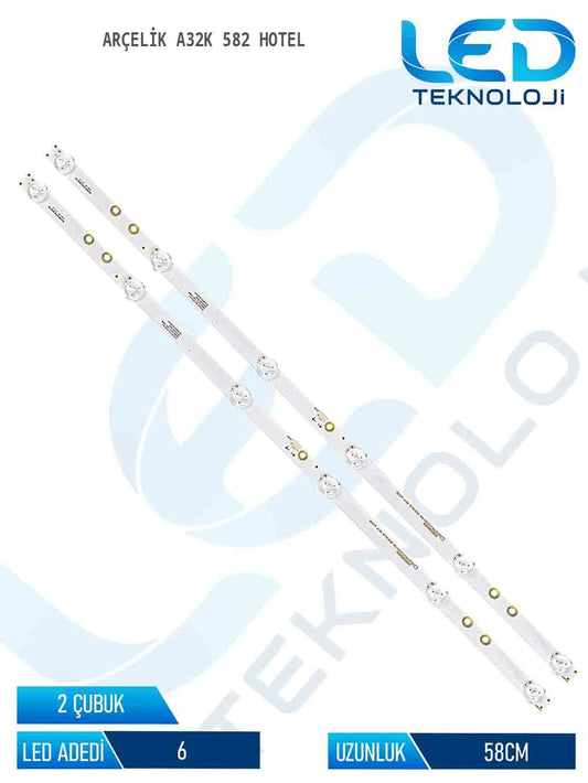 Arçelik A32K 582 HOTEL 32'' 2 Parça Tv Led Bar