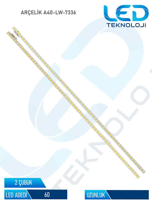 Arcelik A40-LW-7336 2 Parca 40 inc Tv Led Bar