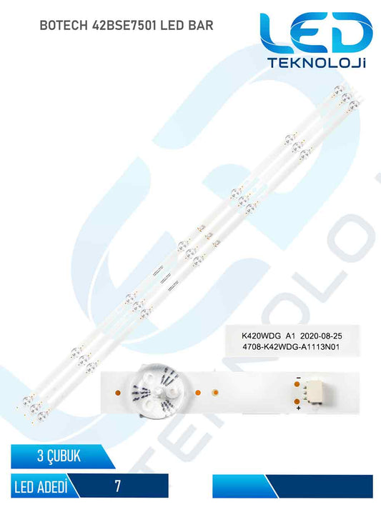 NEXT YE-42020GG4 Led Bar 3 Parca 42 inc