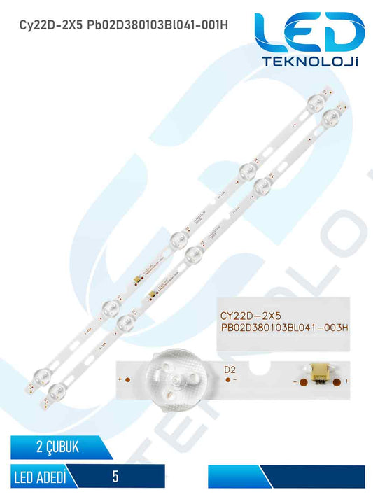 SUNNY SN022LVST59-LD22 Led Bar 2 Parca 22 inc