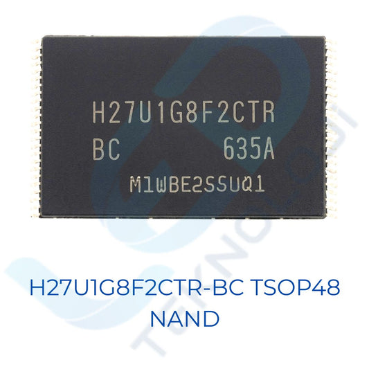 H27U1G8F2CTR-BC NAND Flash TSOP48 - TV Anakart Yazılım Bellek Entegresi
