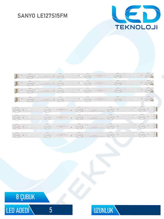 Sanyo LE127S15FM 10 Parça 50 inc Tv Led Bar