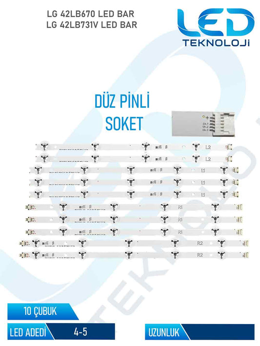 LG 42LB670 Tv Led Bar 10 Parca 42 inc