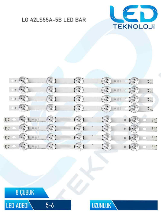 LG 42LS55A-5B Tv Led Bar 8 Parca 42 inc