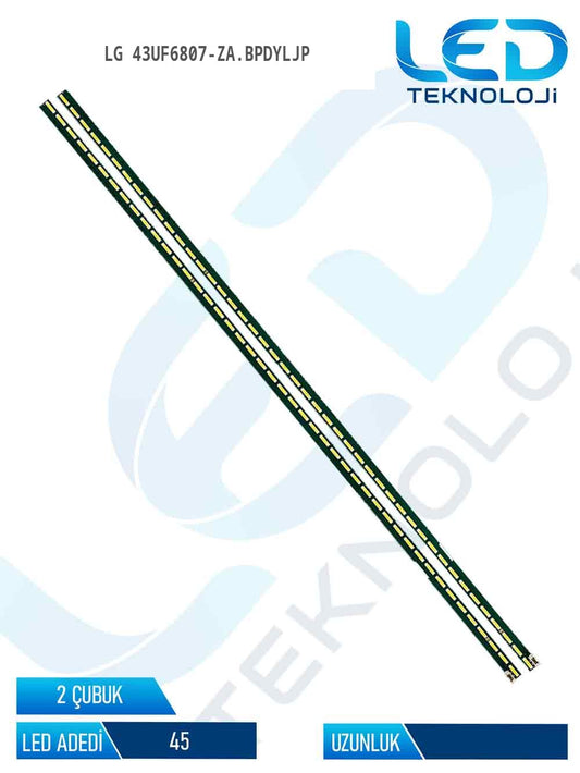 LG 43UF6807-ZA.BPDYLJP 2 Parca 43 inc Tv Led Bar