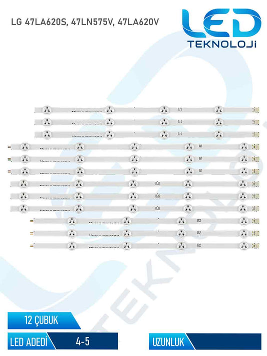 Lg 47LA620S-Za 12 Parça 47 inc Tv Led Bar