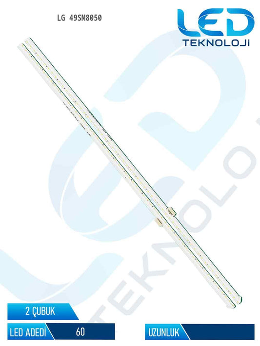 LG 49SM8050 49'' 2 Parça Tv Led Bar