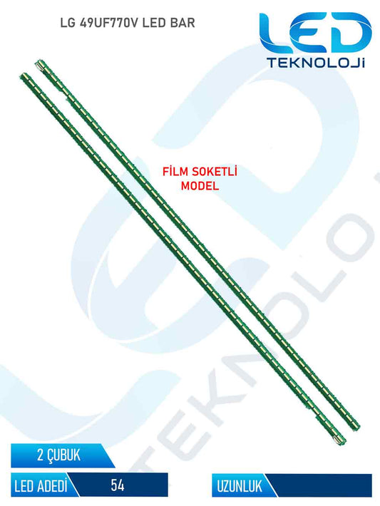 LG 49UF770V 2 Parca 49 inc Tv Led Bar