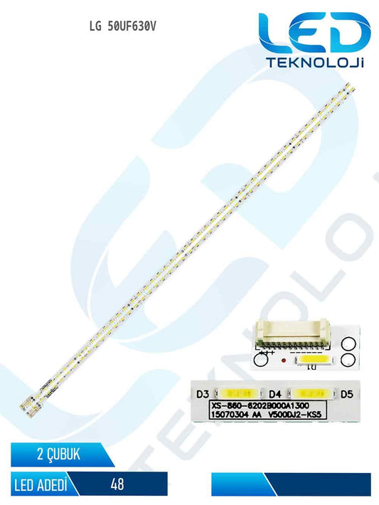 LG 50UF630V 50'' 2 Parça Tv Led Bar