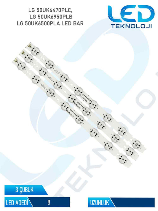 LG 50UK6470PLC 3 Parca 50 inc Tv Led Bar