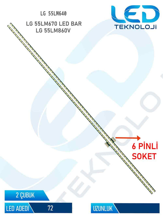 LG 55LM640 2 Parca 55 inc Tv Led Bar