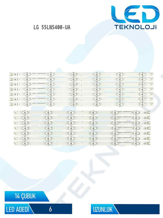 LG 55LN5400-UA Tv Led Bar 14 Parca 55 inc