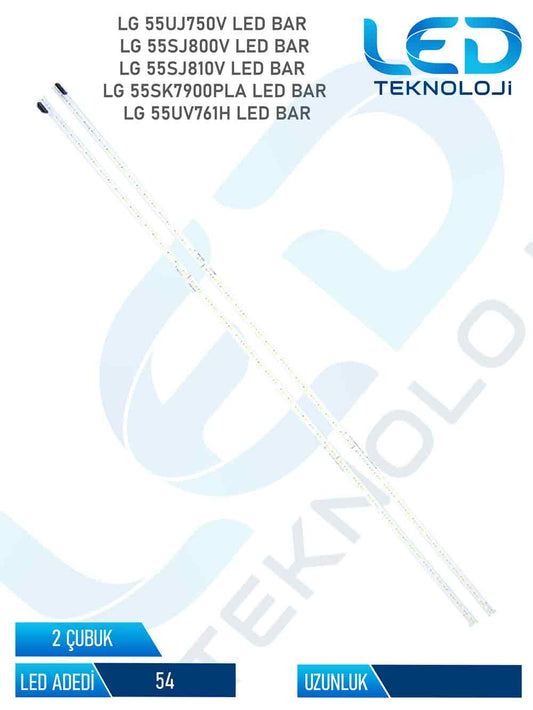 LG 55UJ750V 2 Parca 55 inc Tv Led Bar