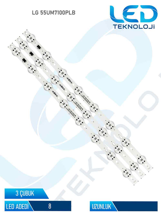Lg 55UM7100PLB 3 Parça 55 inc Tv Led Bar