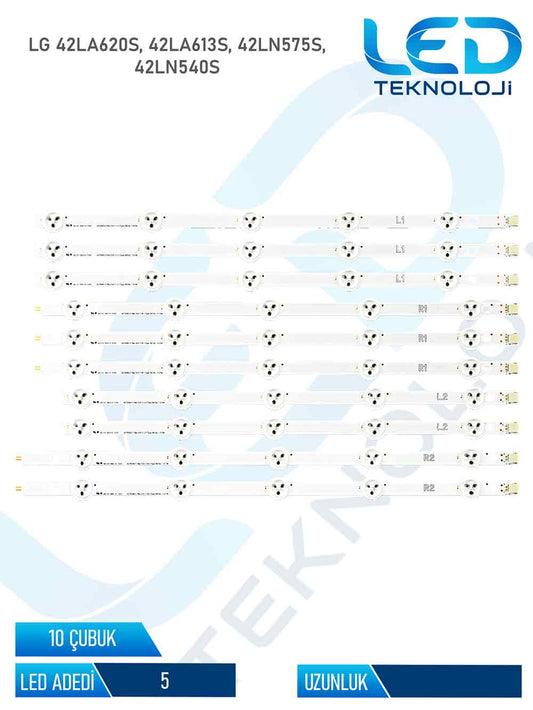 Lg 42LA620S 10 Parça 42 inc Tv Led Bar