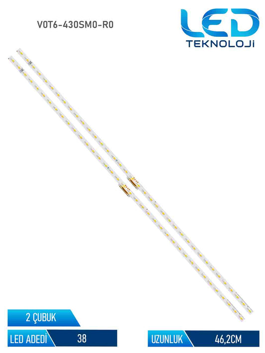 SAMSUNG QM43B Tv Led Bar 2 Parça 43 inc