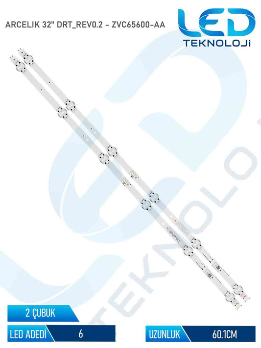 Arcelik A32L 6752 5B 2 Parça 32 inc Tv Led Bar