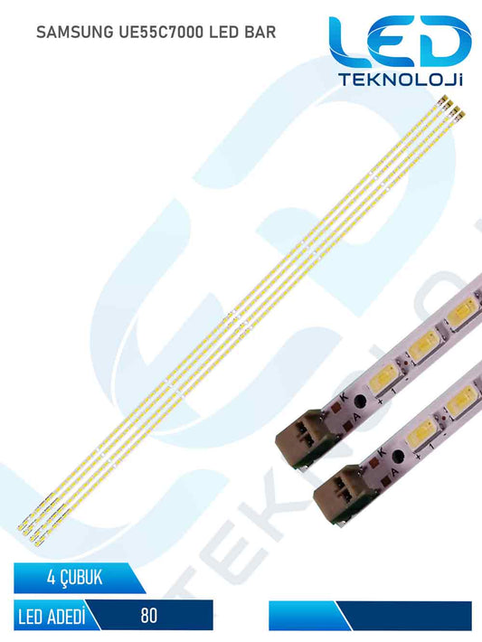 SAMSUNG UE55C7000 Led Bar 4 Parca 55 inc