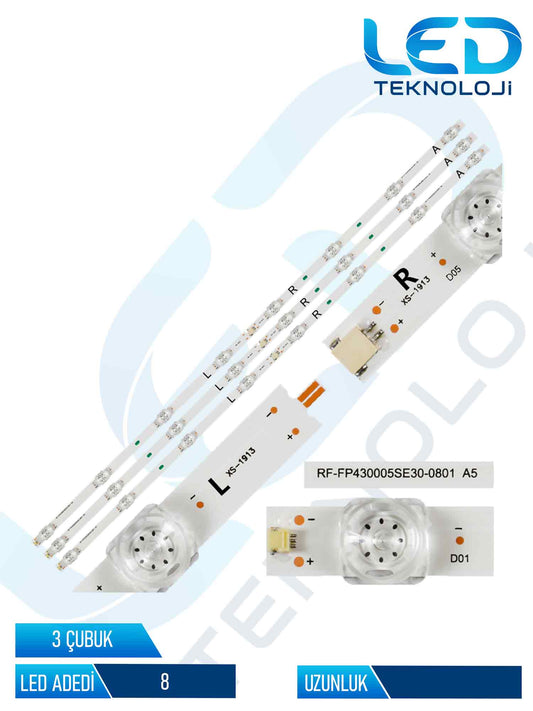 Xiaomi RF-FP430005SE30-0801 A5 0064001827S 4S L43M5-5ARU TV LED BAR