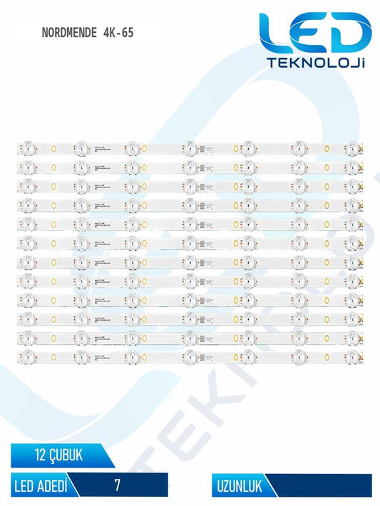 Nordmende 4K-65 65'' 12 Parça Tv Led Bar