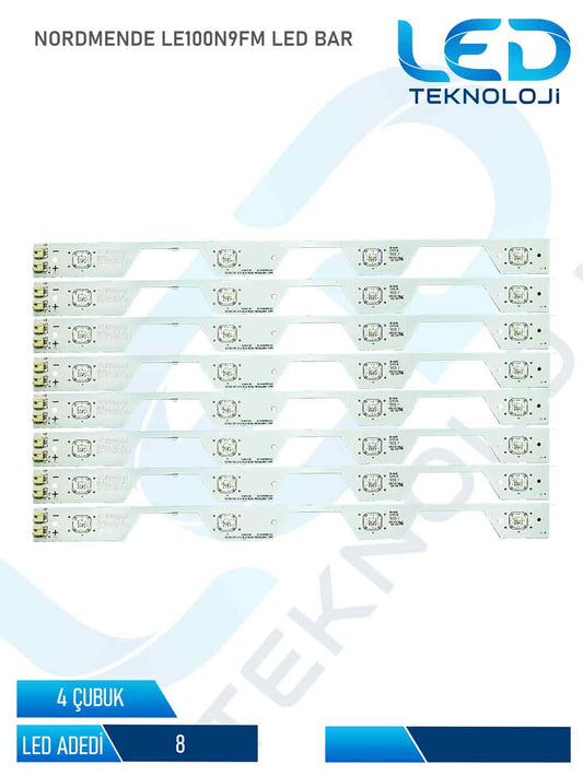 NORDMENDE LE100N9FM Led Bar 4 Parca 39 inc