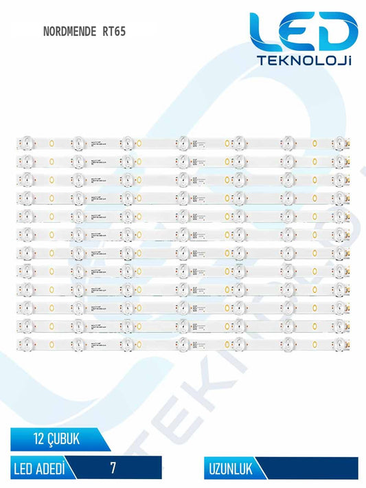 Nordmende RT65 65'' 12 Parça Tv Led Bar