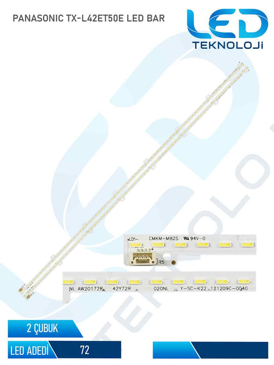 Panasonic TX-L42ET50E Led Bar 2 Parca 42 inc