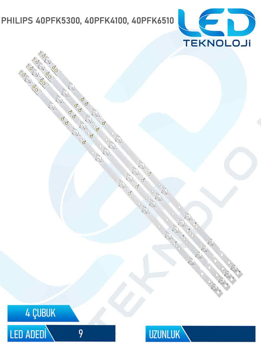 Philips 40PFK5300 4 Parca 40 inc Tv Led Bar