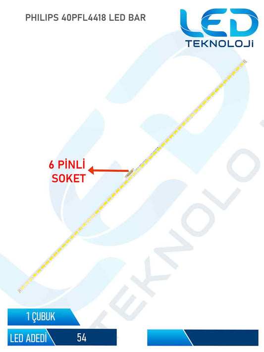Philips 40PFL4418 Tv Led Bar 2 Parca 40 inc