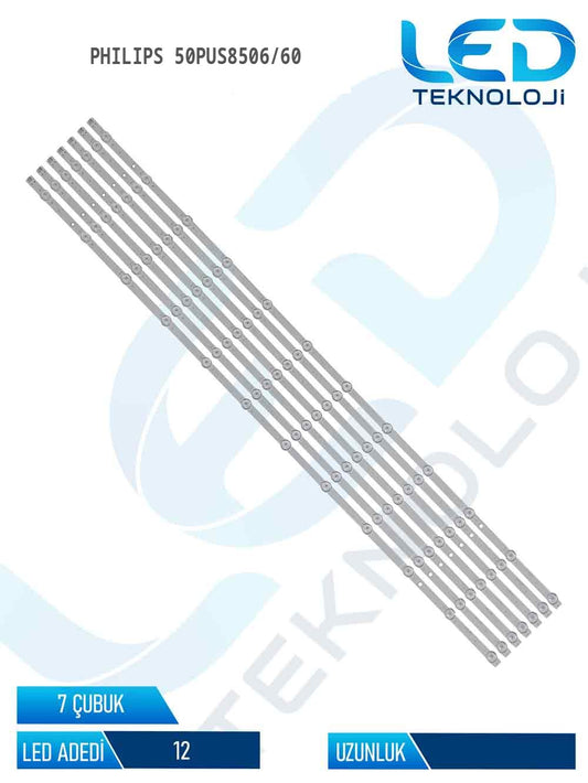 Philips 50PUS8506/60 50'' 7 Parça Tv Led Bar