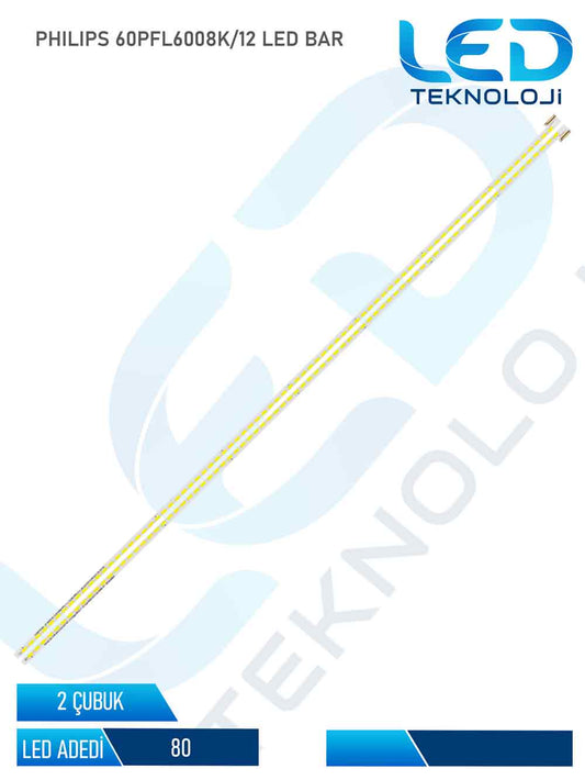 Philips 60PFL6008K/12 Led Bar 2 Parca 60 inc