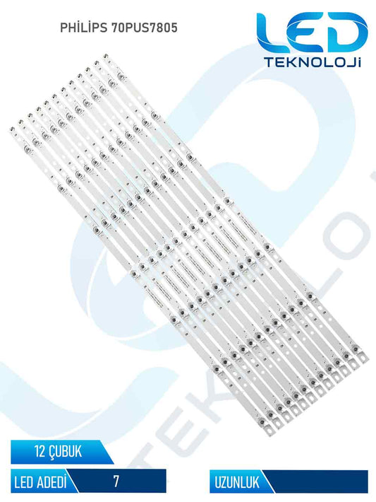 Philips 70PUS7805 10 Parca 70 inc Tv Led Bar