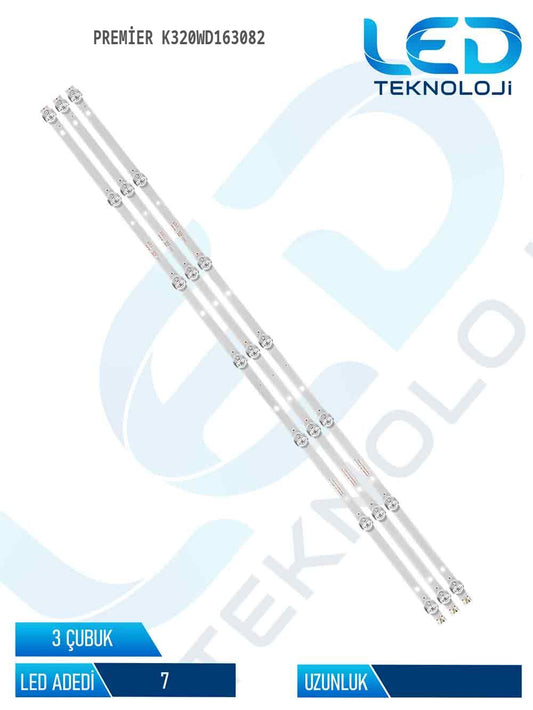 Premier K320WD163082 Tv Led Bar 3 Parca 32 inc