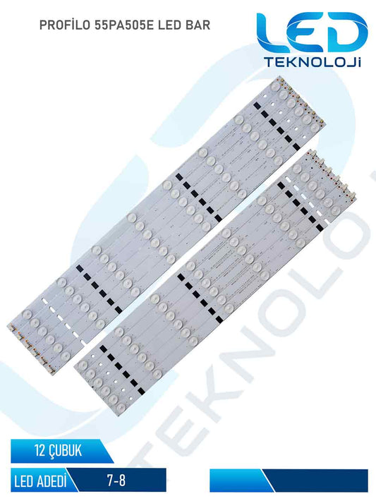 PROFILO 55PA505E Led Bar 12 Parca 55 inc