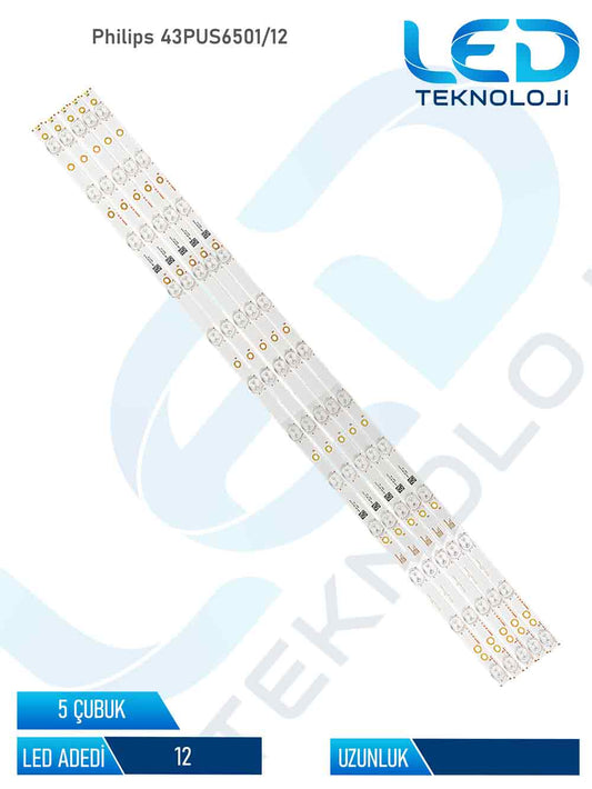 Philips 43PUS6501/12 5 Parca 43 inc Tv Led Bar