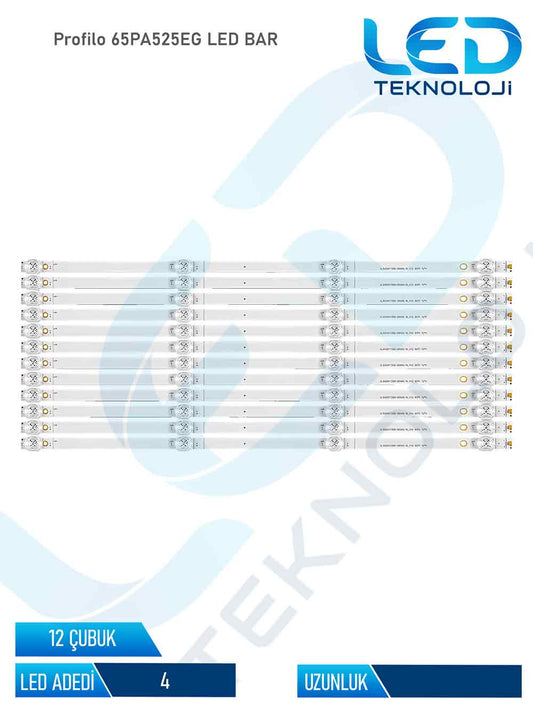 ONVO OV65F900 12 Parça 65 inc Tv Led Bar