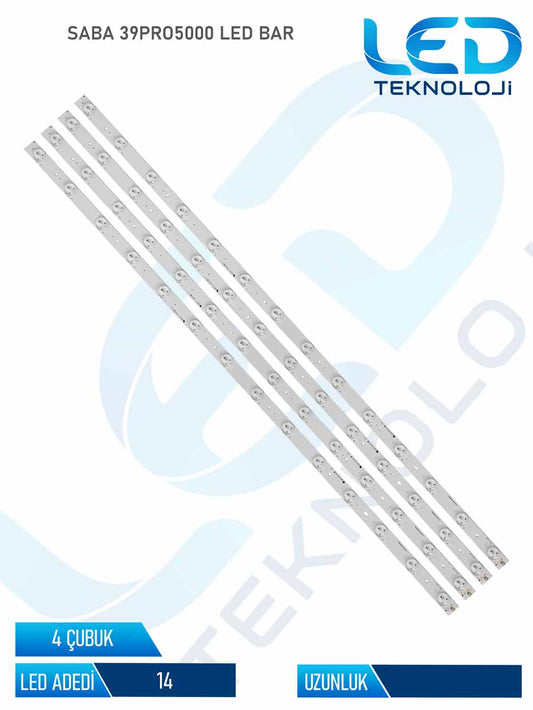 SABA 39PRO5000 Tv Led Bar 4 Parca 39 inc