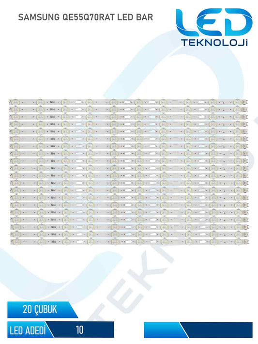 SAMSUNG QE55Q70RAT Led Bar 20 Parca 55 inc