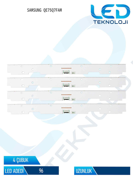 Samsung QE75Q7FAM 75'' 4 Parça Tv Led Bar