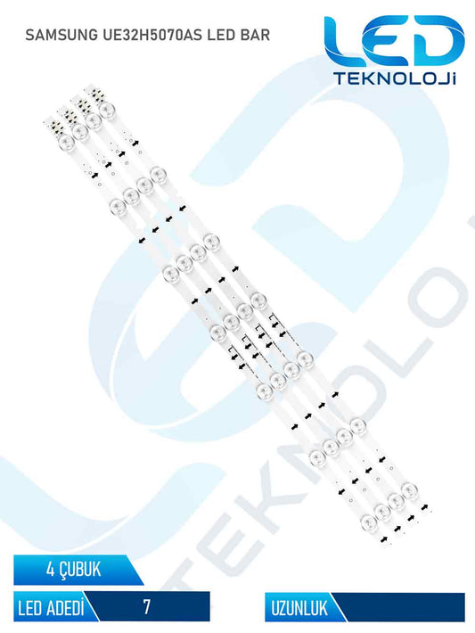 SAMSUNG UE32H5070AS 4 Parca 32 inc Tv Led Bar
