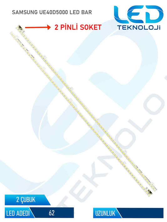 SAMSUNG UE40D5000 2 Parca 40 inc Tv Led Bar