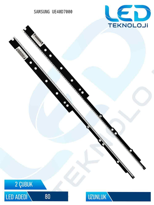 SAMSUNG UE40D7000 Tv Led Bar 2 Parca 40 inc