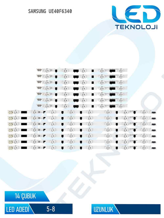 Samsung UE40F6340 40'' 14 Parça Tv Led Bar