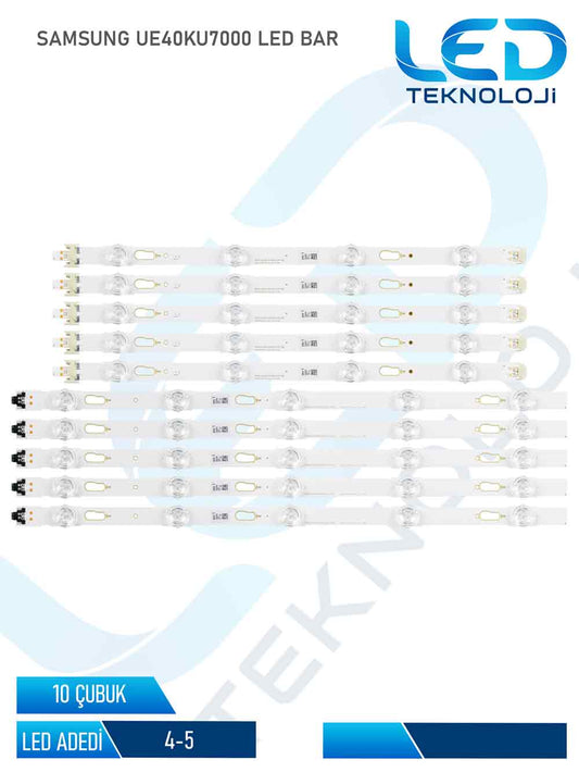 SAMSUNG UE40KU7000 Led Bar 10 Parca 40 inc